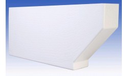 Protège panne PVC à clouer Blanc "Aquitaine"