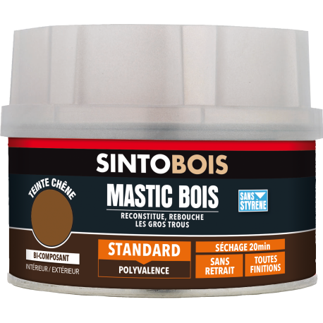 MASTIC BOIS STANDARD CHÊNE Boîte 190 g