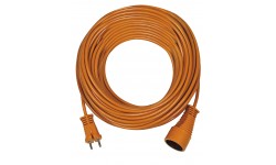 Brennenstuhl Rallonge orange 20m de câble, Fabrication Française