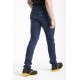 Jeans de travail coupe droite ajustée denim stretch WORK0 stone brossé T.40