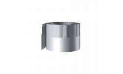 Rouleau zinc malléable plissé 250 x 0.60 mm x 20 m - zinc malléable - CLASSIC naturel