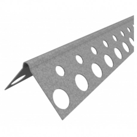 Profilé d'angle perforé en acier galvanisé