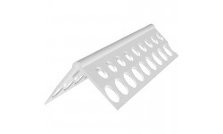 Profilé d'angle perforé en PVC Genius