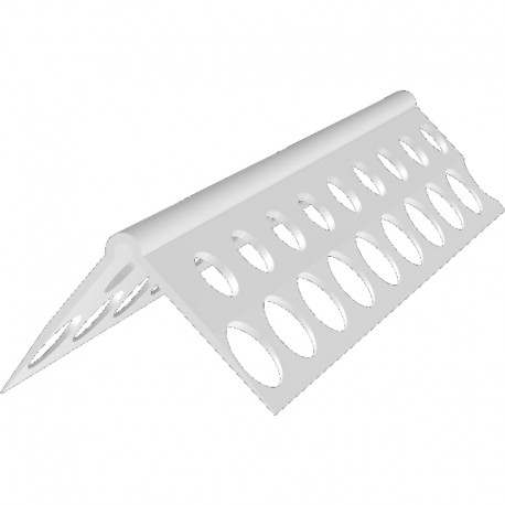 Profilé d'angle perforé en PVC Genius