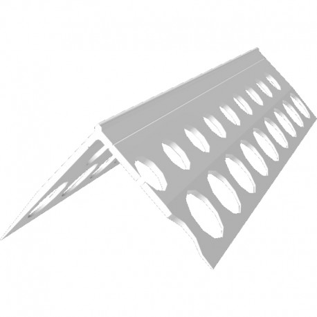 Profilé d'angle perforé en PVC Perfect